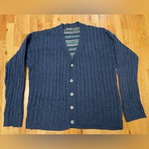 Tiffany & Tomato 100% Shetland Wool Vintage Knit Cardigan